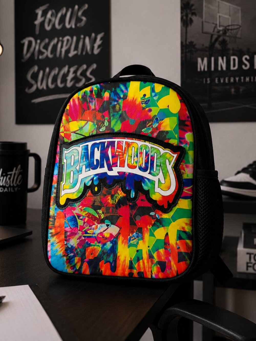 Backwoods 16" LED Backpack Smell Proof Lockable Waterproof Travel Bag New